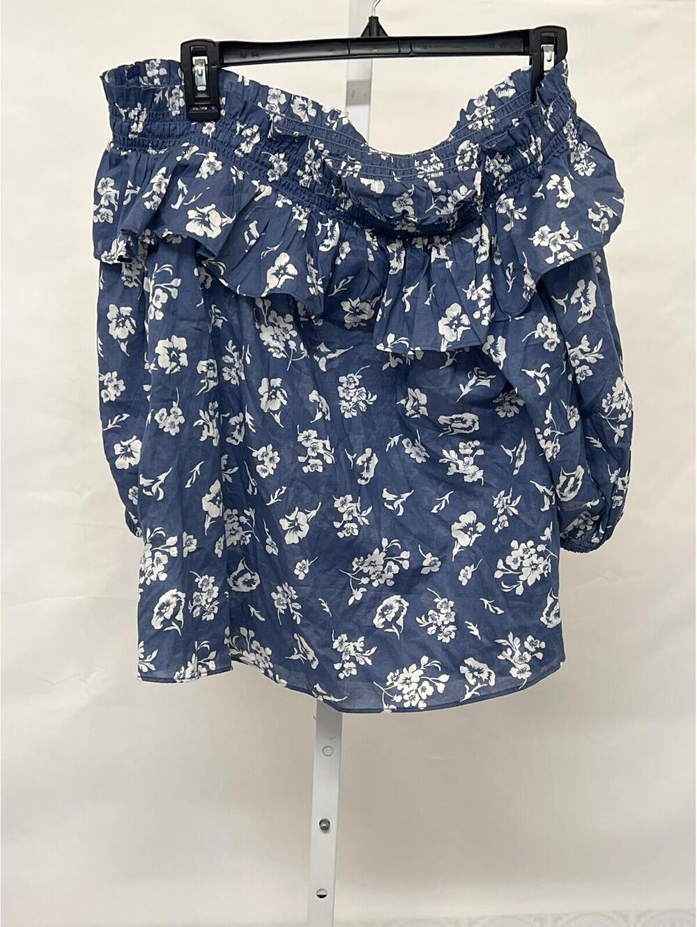Lauren Ralph Lauren Women's Floral Voile Off-the-Shoulder Blouse - Picture 5 of 5